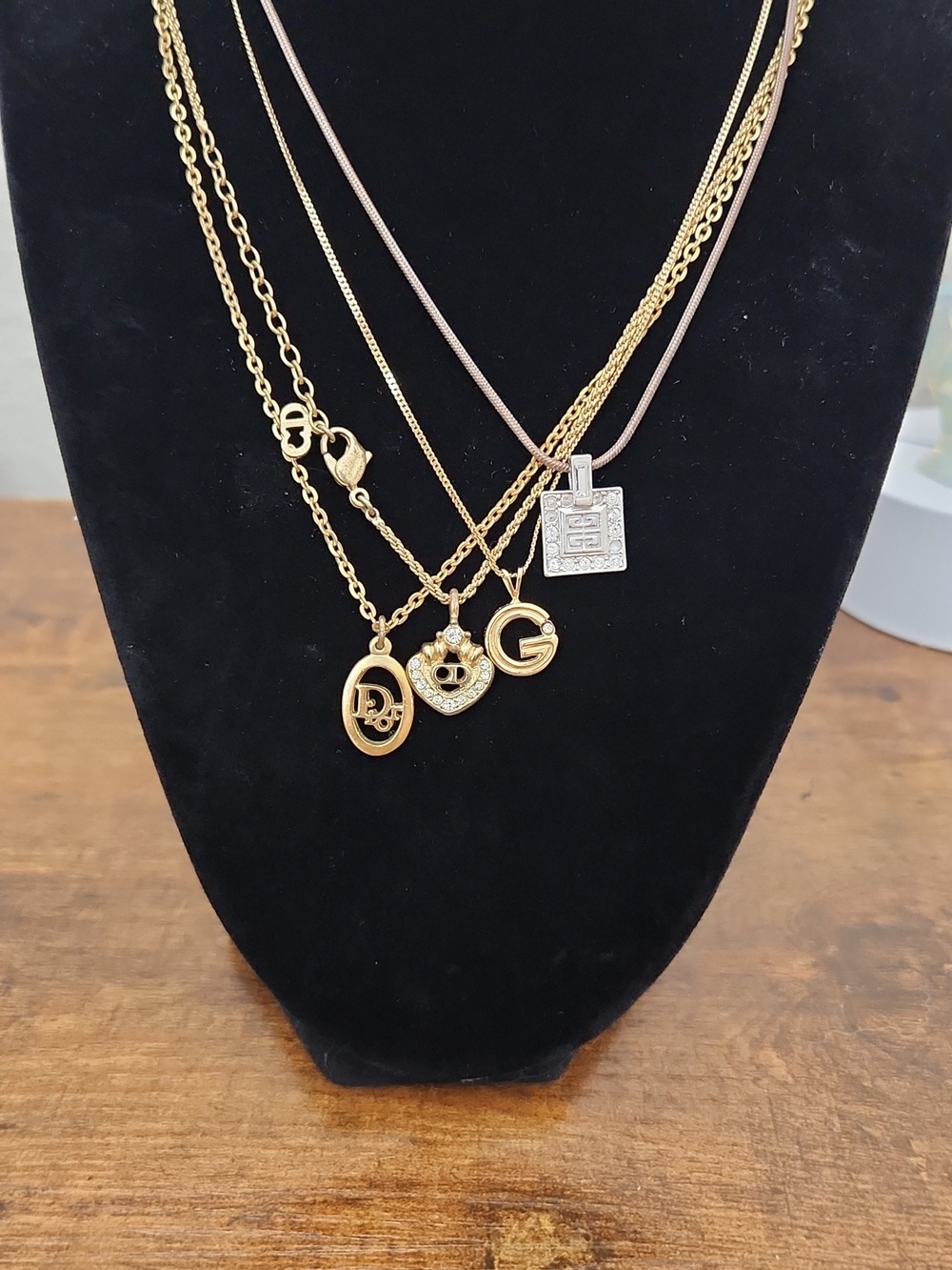 Luxury Dior & Givenchy Necklace Set | 4 Authentic Designer Pieces | Rare Bundle